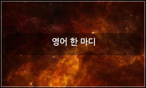 오늘의 이미지